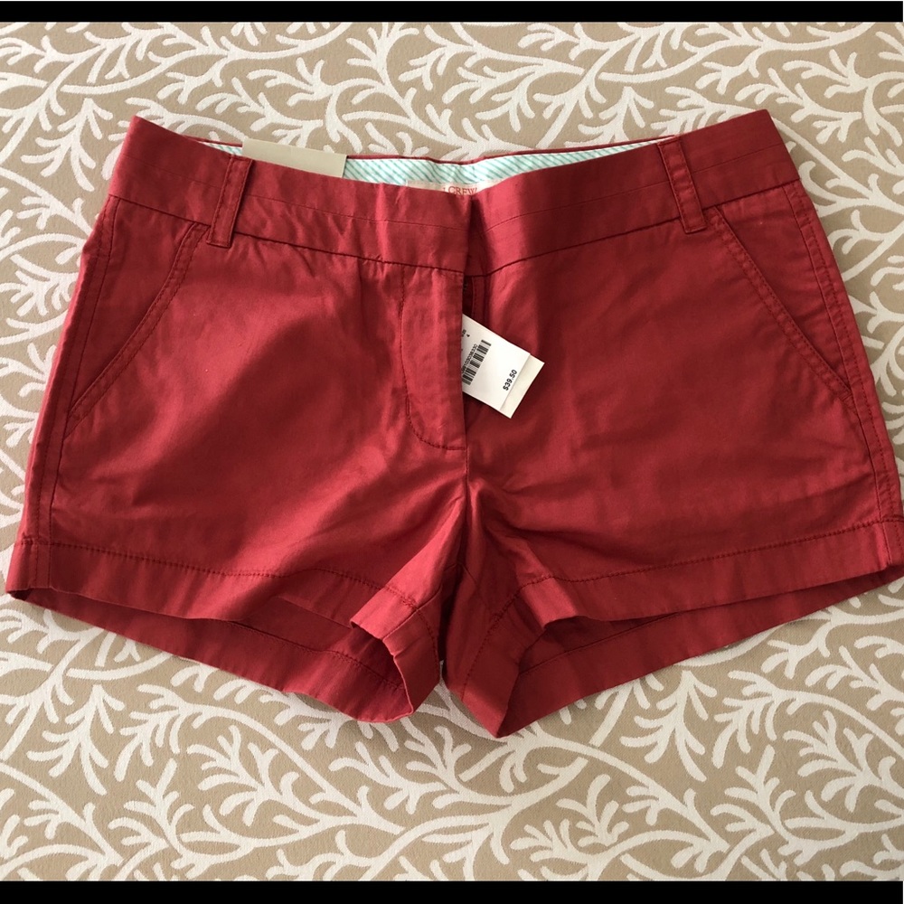 JCrew Chino Shorts size4 City Fit NWT
